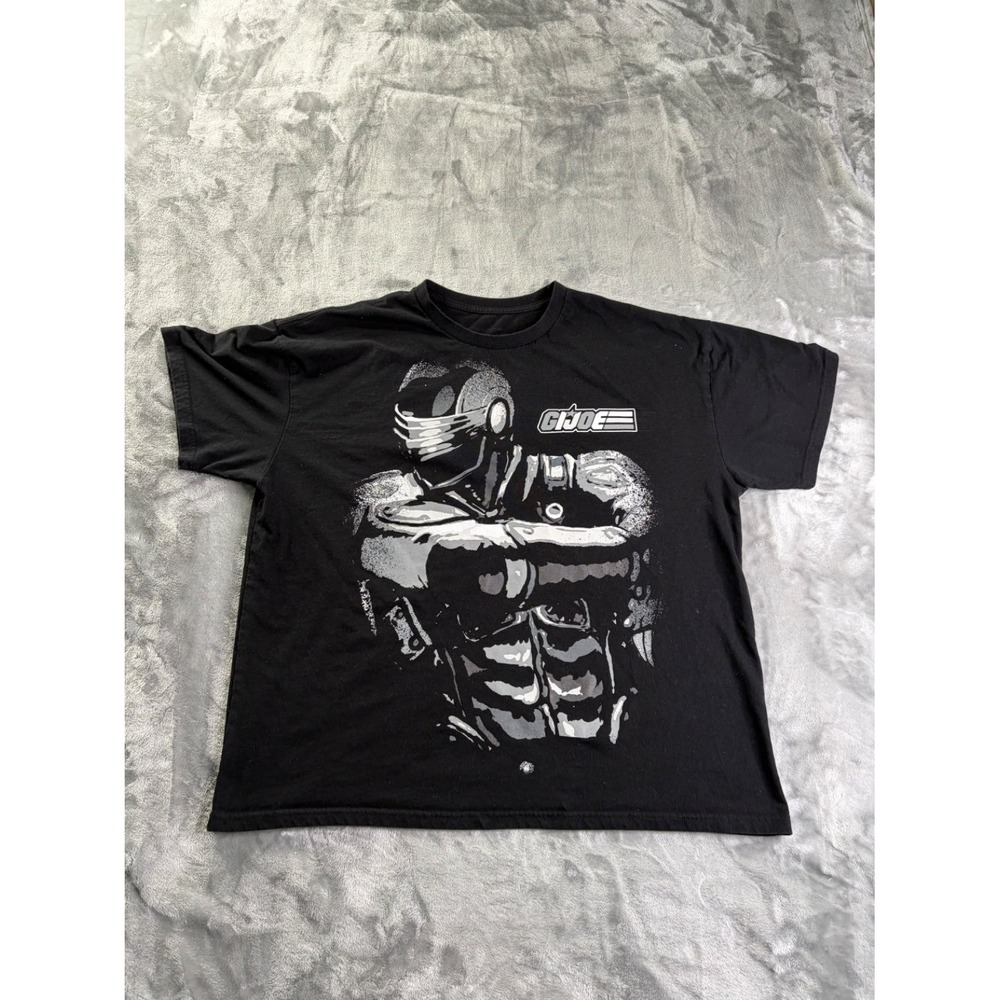 G.I. Joe Snake Eyes T-Shirt Men XL Black Cotton Graphic Tee Modern Used